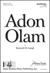 Adon Olam SATB choral sheet music cover